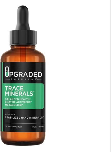 Upgraded Formulas Trace Minerals with Liquid Nano Minerals - Balanced Health, Enzyme Activator and Metabolism - Paleo, Vegan (4 Fluid Ounces) in Saudi Arabia