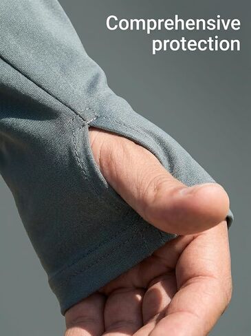 3 Pack Men's Sun Protection Hoodie Shirt for Men Fishing Shirts UPF 50+ Long Sleeve Shirt Lightweight Rash Guard in Saudi Arabia