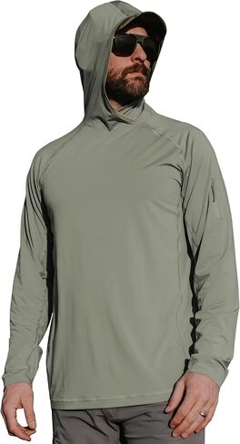 Vertx Men's Full Sun Hoody with Protection, Outdoor Performance Hoodie, Moisture-Wicking, Quick-Dry in Kuwait