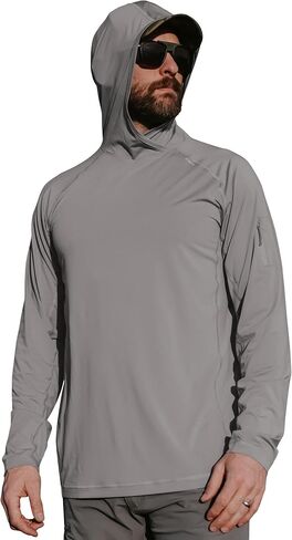 Vertx Men's Full Sun Hoody with Protection, Outdoor Performance Hoodie, Moisture-Wicking, Quick-Dry in Kuwait