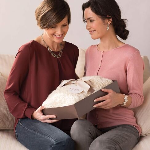 DEMDACO Giving Collection Giving Shawl with Pockets - Cozy Wrap for Women - Pockets - Soft Knit - Comfortable - Blanket-Style - Thoughtful Gift for Her - One Size - Cool Cream in Kuwait
