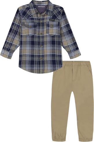 طقم بنطال منسوج للأولاد من Lucky Brand مكون من قطعتين in Kuwait