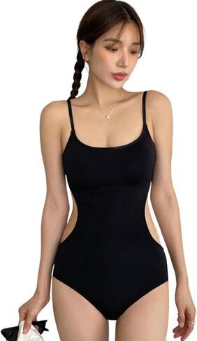 Women Swimsuit Backless Monokini Swimwear Backless Bathing Suit with Adjustable Shoulder Strap Comfortable Beachwear in Saudi Arabia