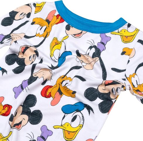 طقم بيجامة فسكوز للأولاد من ديزني مكون من قطعتين، ناعم ولطيف للأطفال، MICKEYS SKETCH، 2T in Kuwait