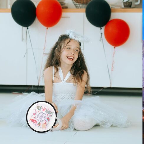 Gatuida 2pcs جولة مراوح اليد قابلة للطي المحمولة المحمولة قابلة للطي مراوح التبريد للأحداث الصيفية في الهواء الطلق السفر مهرجان حزب زينة لعبة تفضل in Saudi Arabia