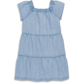 Primary Kids Chambray Picnic Dress in Kuwait