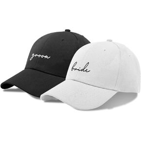 Mr and Mrs Hats - Wedding Gifts for Couples, Couple Gift for Anniversary - Matching Couples Baseball Cap Set in Saudi Arabia