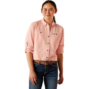 ARIAT Women's Rebar Made Tough 360 Airflow Durastretch Work Shirt in Kuwait
