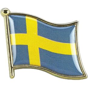 Collectible Enamel Lapel Pin for Backpacks, Scarves and Jackets | Jeweler Class Metal | Spartan and the Green Egg Explorer Flag Series - Europe in Saudi Arabia