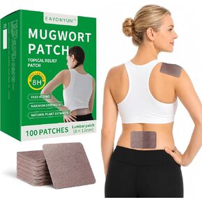 EAYONYUM 100 Pcs Back Pain Relief Products, Maximum Strength Relief Heat Patches for Upper & Lower Back, Lumbar, Shoulder, Bone-on-Bone, Sore Muscles, Stiff, Strain, Joint Discomfort, Strong Adhesion in Saudi Arabia
