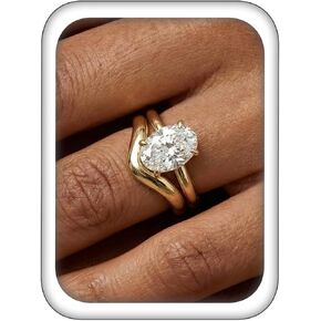 14K Gold Plated Stackable Rings for Women, Non Tarnish Cubic Zirconia Wedding Bands, Dainty Engagement & Promise Rings, Sizes 5-11 in Saudi Arabia