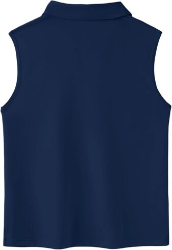 Kids Girls Athletic Sleeveless Golf Polo Shirts Collared V Neck Tennis Shirt Quick Dry Workout Tank Tops 3-14 Years in Saudi Arabia