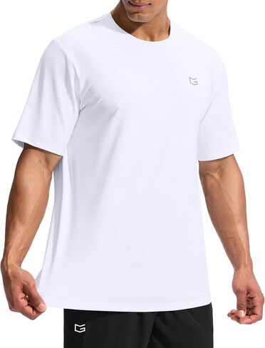 G Gradual Men's Sun Protection Swim Shirt UPF 50+ Rash Guard Short Sleeve Quick Dry Water Hiking Workout Shirts for Men in Saudi Arabia