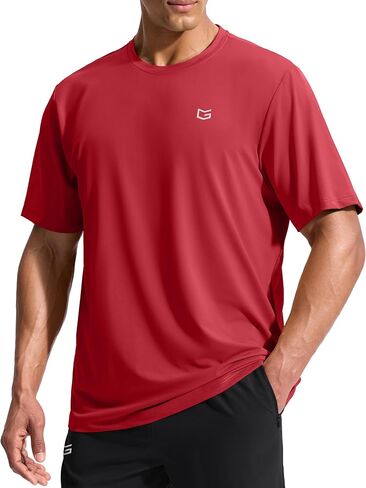 G Gradual Men's Sun Protection Swim Shirt UPF 50+ Rash Guard Short Sleeve Quick Dry Water Hiking Workout Shirts for Men in Kuwait