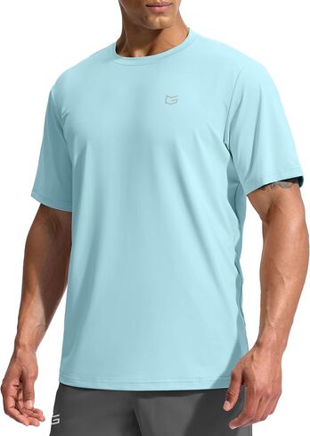 G Gradual Men's Sun Protection Swim Shirt UPF 50+ Rash Guard Short Sleeve Quick Dry Water Hiking Workout Shirts for Men in Saudi Arabia