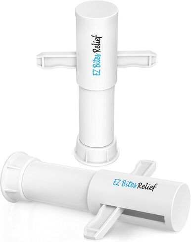 YARKOR Bug Bite Suction Tool 2 Packs, Natural Itch Relief & Swelling Sucker in 30s– Portable Bite & Sting First Aid – Venom Extractor for Hiking, Camping – Summer Essentials for Kids & Adults in Kuwait