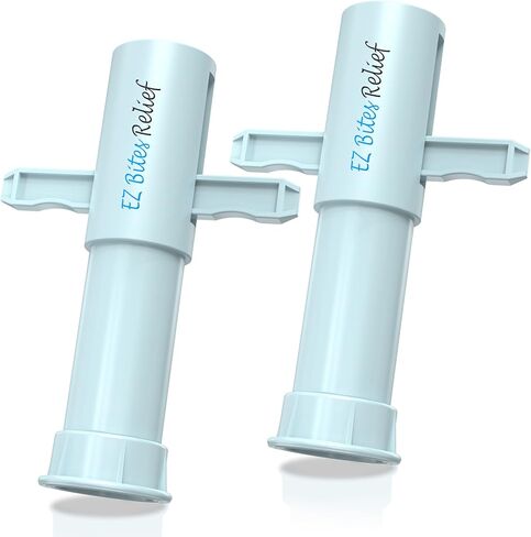 YARKOR Bug Bite Suction Tool 2 Packs, Natural Itch Relief & Swelling Sucker in 30s– Portable Bite & Sting First Aid – Venom Extractor for Hiking, Camping – Summer Essentials for Kids & Adults in Kuwait
