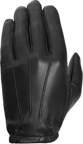 Guardia™ Men's Thin Black Leather Gloves | Precision Tasks, Driving in Saudi Arabia