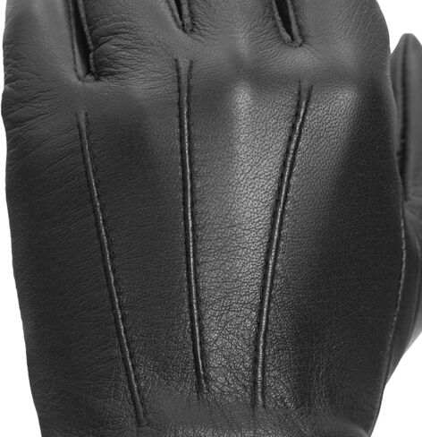 Guardia™ Men's Thin Black Leather Gloves | Precision Tasks, Driving in Saudi Arabia