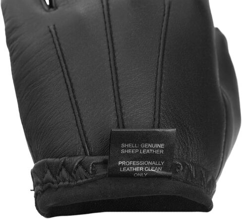 Guardia™ Men's Thin Black Leather Gloves | Precision Tasks, Driving in Saudi Arabia