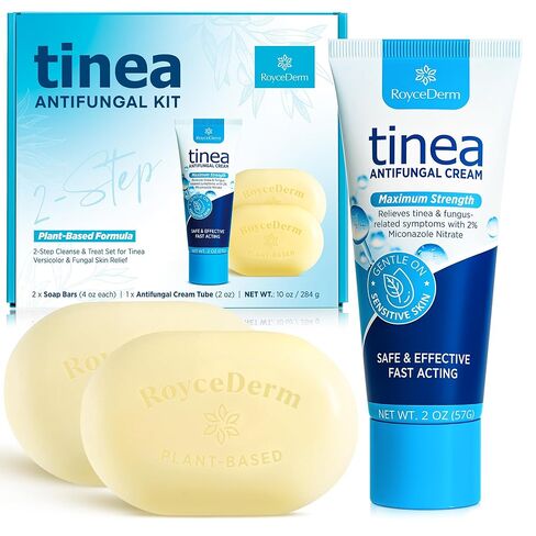 Roycederm Tinea Versicolor Treatment, Athletes Foot Treatment, Ringworm Treatment for Humans, for Tinea Versicolor & Pedis,Fast Healing Anti Fungal Skin Cream - Multi-Functional in Saudi Arabia