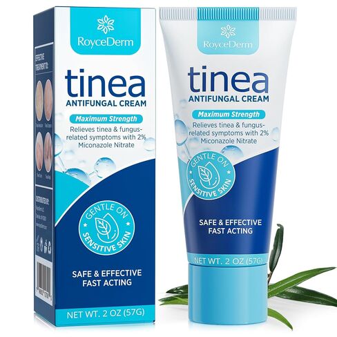Roycederm Tinea Versicolor Treatment, Athletes Foot Treatment, Ringworm Treatment for Humans, for Tinea Versicolor & Pedis,Fast Healing Anti Fungal Skin Cream - Multi-Functional in Saudi Arabia