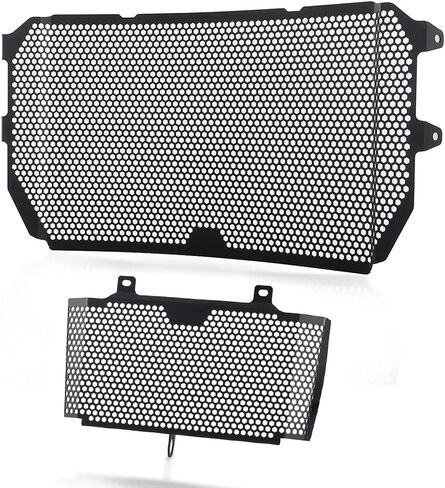 MT10 Motorcycle Radiator Grille Guard Protector Cover & Oil Guard Kit Compatible with MT10 MT 10 FZ10 FZ 10 MT-10 SP MT10 SP 2016 2017 2018 2019 2020 2021 2022 2023 2024 2025(Black) in Saudi Arabia