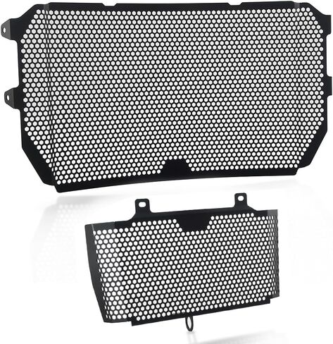 MT10 Motorcycle Radiator Grille Guard Protector Cover & Oil Guard Kit Compatible with MT10 MT 10 FZ10 FZ 10 MT-10 SP MT10 SP 2016 2017 2018 2019 2020 2021 2022 2023 2024 2025(Black) in Saudi Arabia