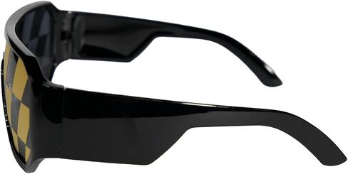 Pro Wrestling Tees Officially Licensed Macho Man Sunglasses - Yellow Checker Flag in Saudi Arabia