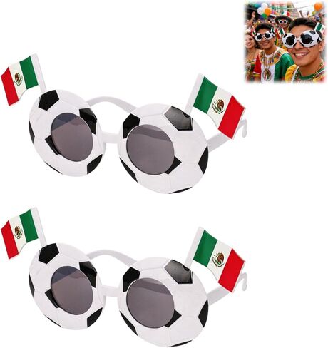 2026 Summer Soccer Event Flag Sunglasses, Funny Party Glasses for Patriotic Sports Fans, Comfortable and Lightweight in Saudi Arabia