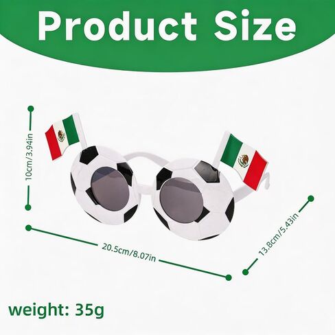 2026 Summer Soccer Event Flag Sunglasses, Funny Party Glasses for Patriotic Sports Fans, Comfortable and Lightweight in Saudi Arabia