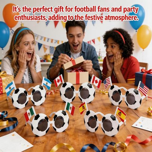 2026 Summer Soccer Event Flag Sunglasses, Funny Party Glasses for Patriotic Sports Fans, Comfortable and Lightweight in Saudi Arabia