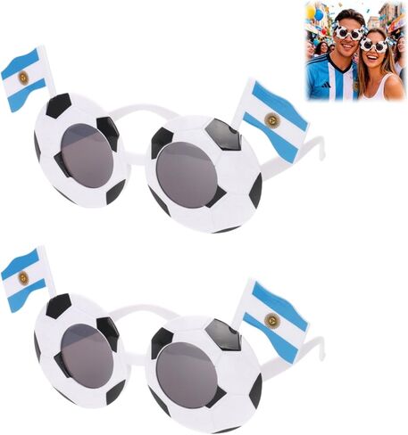 2026 Summer Soccer Event Flag Sunglasses, Funny Party Glasses for Patriotic Sports Fans, Comfortable and Lightweight in Saudi Arabia
