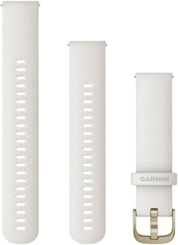Garmin Quick Release Bracelet 20 mm, Suitable for Venu, Venu 2Plus, Venu SQ/ SQ2, Vivoactive 3/5, Vivomove Series, Forerunner 55/245/645, Approach S40/S42/S12, D2 Air in Kuwait