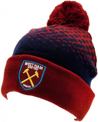 West Ham United FC Official Cuff Bobble Knitted Hat in Saudi Arabia