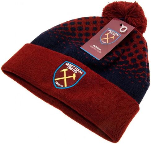 West Ham United FC Official Cuff Bobble Knitted Hat in Saudi Arabia
