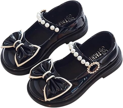 kkdom Girls Mary Jane Shoes Toddler Cute Bow Dress Shoes Shoes Little Girl School Uniform Oxford Shoes for Girl Flats in Saudi Arabia