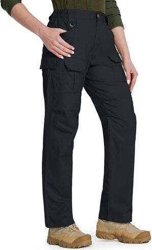 Hiwise Women's Stretch Tactical Pants Water Resistant Ripstop Cargo Work Pants Outdoor Lightweight Hiking Pants in Saudi Arabia