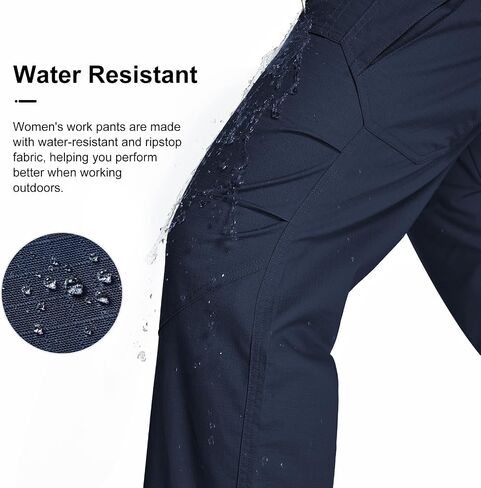 Hiwise Women's Stretch Tactical Pants Water Resistant Ripstop Cargo Work Pants Outdoor Lightweight Hiking Pants in Saudi Arabia