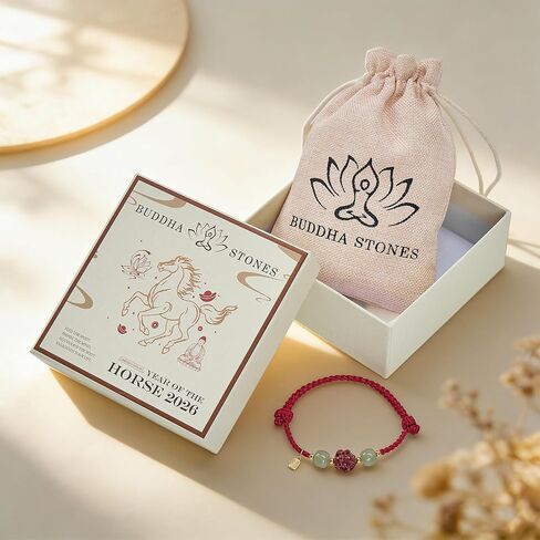 Horse Red String Bracelet with Good Luck Hetian Jade, Adjustable Zodiac Cinnabar Bracelets Horse Charm Amulet for Blessings and Good Luck New Year Jewelry Gift for Women in Saudi Arabia