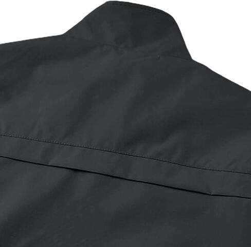 Rucking Vest For Men Zip Up Stand Collar Sleeveless Jacket Casual Hiking Running Lightweight Outerwear Vest With Pockets in Kuwait
