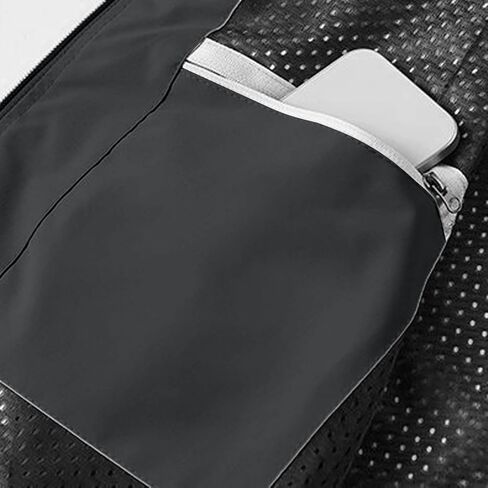 Rucking Vest For Men Zip Up Stand Collar Sleeveless Jacket Casual Hiking Running Lightweight Outerwear Vest With Pockets in Kuwait
