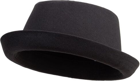 e4Hats.com حجم كبير من البوليستر والكتان المختلط من Porkpie Upbrim فيدورا in Kuwait