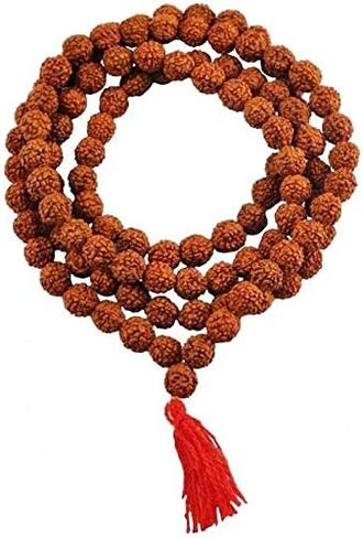 تيجفيج آند سونز 6 مم رودراكشا مالا للرجال الأصلي 5 موكي رودراكشا مالا للرجال الأصلي 108 رودراكشا مالا للترديد 108 رودراكشا مالا الأصلي جابامالا in Kuwait