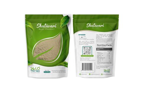 Solo Therapy Shatavari Powder, Asparagus Racemosus Root Powder, Ayurvedic Herb, 2 oz (56g) Resealable Bag, Product of India in Kuwait