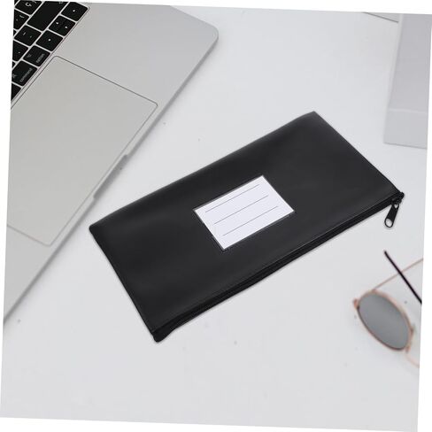 TEHAUX 6pcs Zipper Money Bag for Cash and Document Storage Coin Deposit Pouch Card Slot for Bank Use and Travel Organization in Kuwait