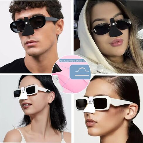 6 Set Nose Sun Protection Nose Protector UVEye Patch for Glasses Sunlight Men Women Sports in Saudi Arabia