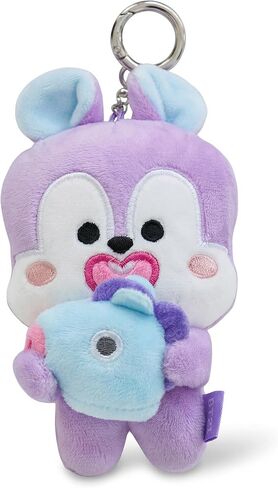 LINE FRIENDS Official BT21 BASIC Small Plush Keychain - MANG with Mask, Plush Keychain, Animal Keyring, Keychains Cute, Llaveros de Peluche, Kpop Merch in Kuwait