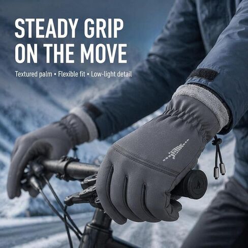Winter Gloves Cold Weather Gloves Waterproof Windproof Snow Warm Gloves for Outdoor Sports Daily Work in Saudi Arabia