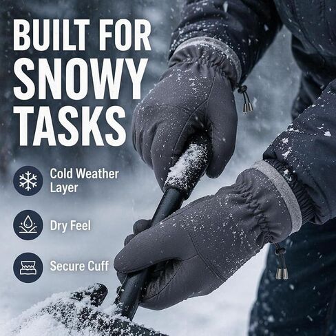 Winter Gloves Cold Weather Gloves Waterproof Windproof Snow Warm Gloves for Outdoor Sports Daily Work in Saudi Arabia